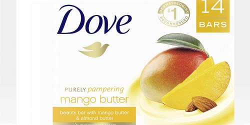 Dove Beauty Bar 14-Count Just $9.46 Shipped on Amazon | Only 68¢ Per Bar