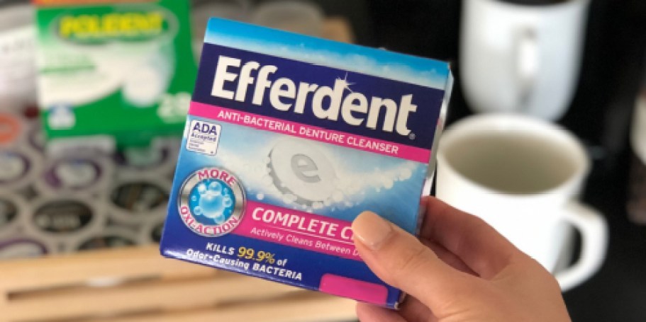 Efferdent Cleaning Tablets from $2 Shipped on Amazon (They Even Clean Water Bottles!)