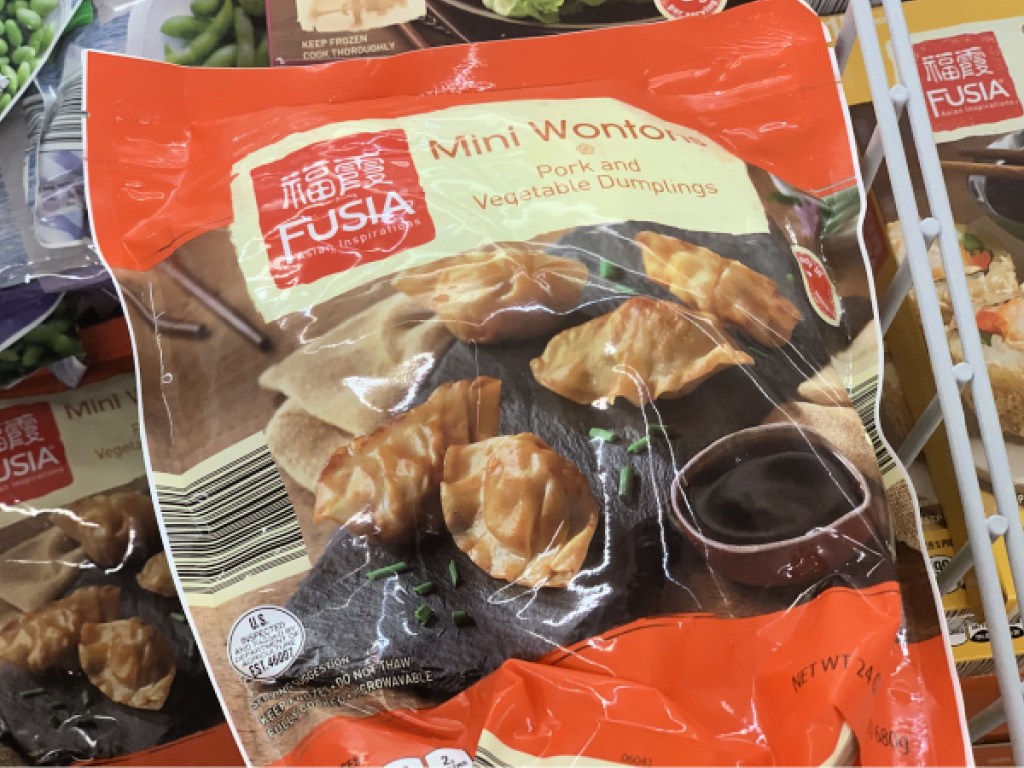 Fusia Mini Wontons Pork or Chicken at ALDI