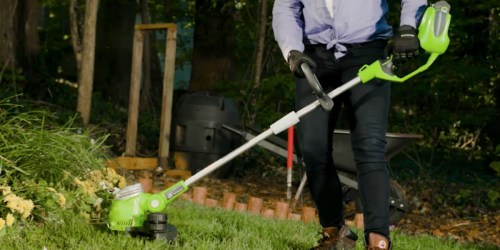 Greenworks Cordless String Trimmer, Battery AND Charger Just $87.99 Shipped on Amazon