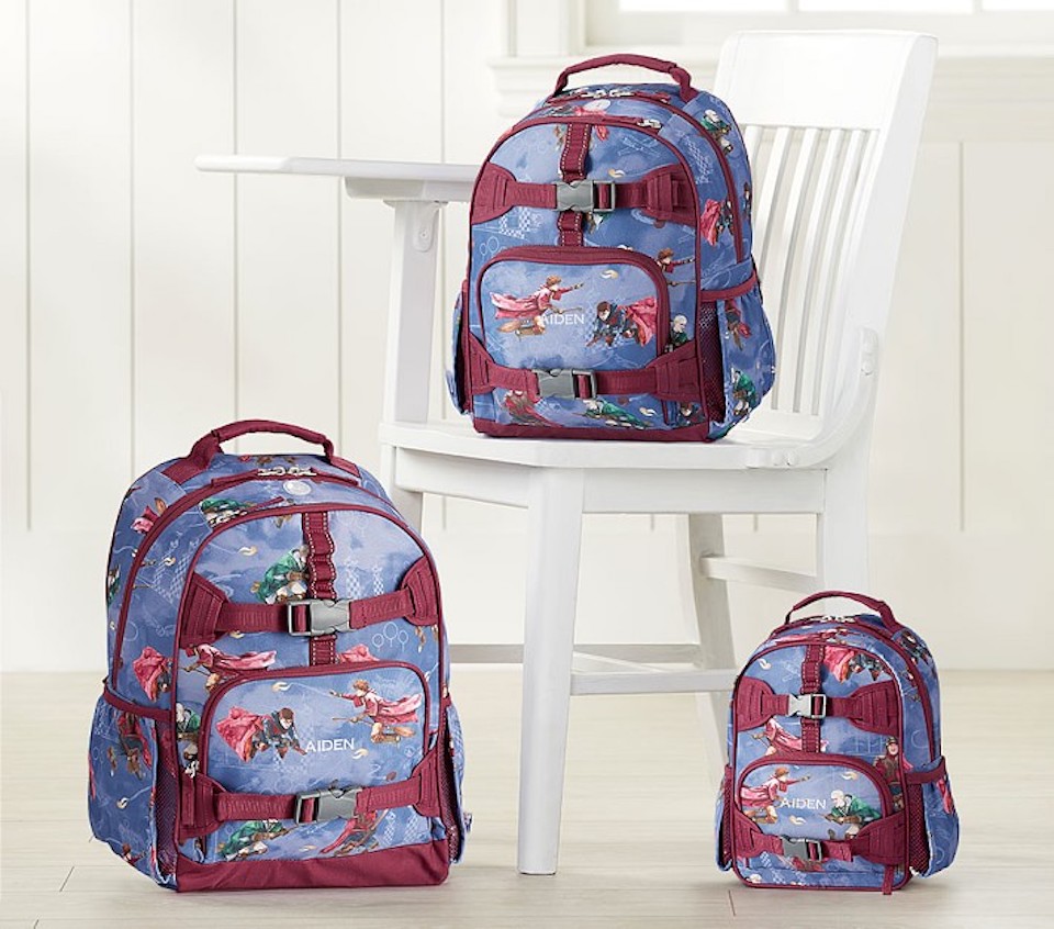 three Harry Potter backpacks