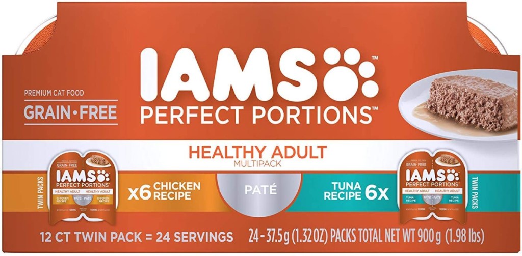 Iams Perfect Portions Chicken Tuna Pate Cat Food