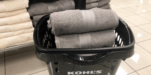 These SONOMA Cotton Bath Towels are just $5 on Kohls.online (Regularly $14) & Have Great Reviews