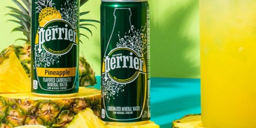 Perrier Carbonated Mineral Water Cans 30-Pack Only $11 Shipped on Amazon