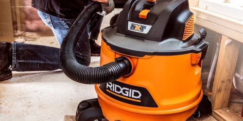 Ridgid 14-Gallon Wet/Dry Shop Vacuum Only $74.88 Shipped on HomeDepot.online | Includes 10 Accessories