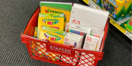 School Supplies from ONLY 25¢ Shipped on Staples.online