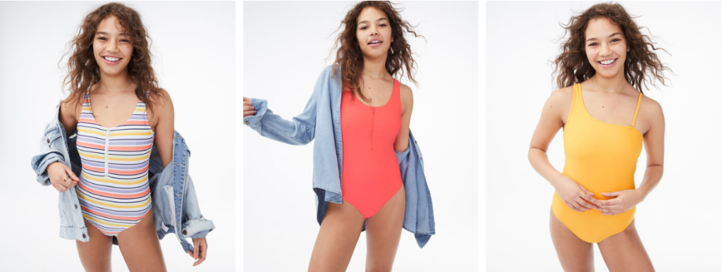 Swim One-Piece Swimsuits at Aeropostale