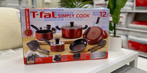 T-Fal Cookware 12-Piece Sets Just $39.99 Shipped on Target.online (Regularly $60)