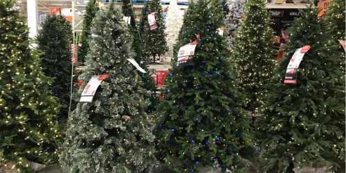 Pre-Lit 6-1/2′ Christmas Tree Only $39.98 Shipped on HomeDepot.online