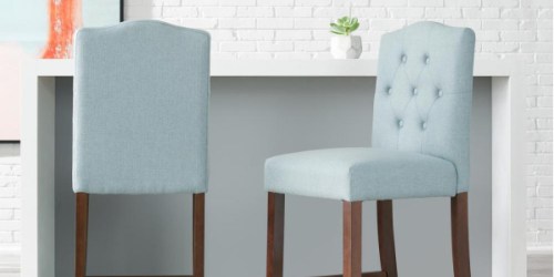 2 Upholstered Bar Stools Only $111.60 Shipped on HomeDepot.online (Just $55.80 Each)