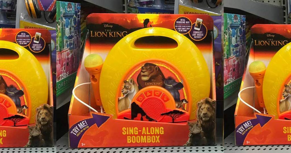 disney lion king sing along boombox