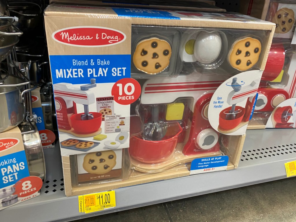 toy play set for baking on store shelf