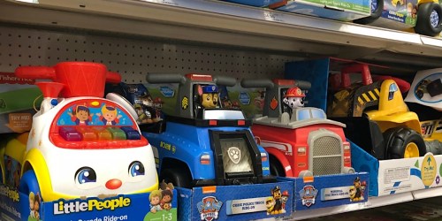 Disney & Paw Patrol Ride-On Toys from $15 on Walmart.online (Regularly $32+)