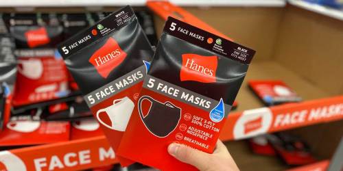 20 Hanes 100% Cotton Reusable Face Masks Just $18.76 Shipped on Hanes.online | Only 94¢ Each