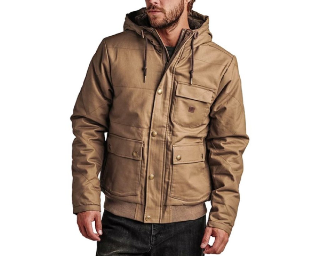 roarke nevis mens jacket tan