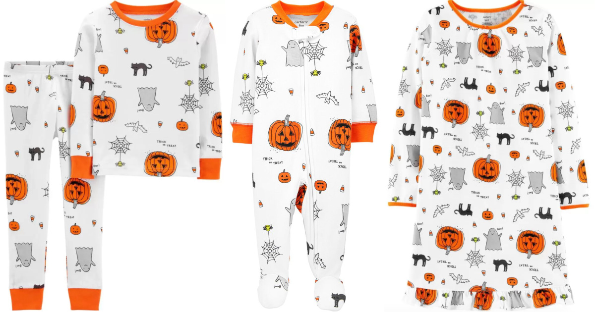 three carters halloween pajamas