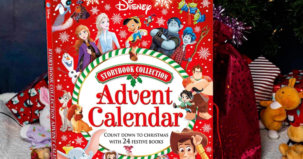 large red disney christmas story advent calendar