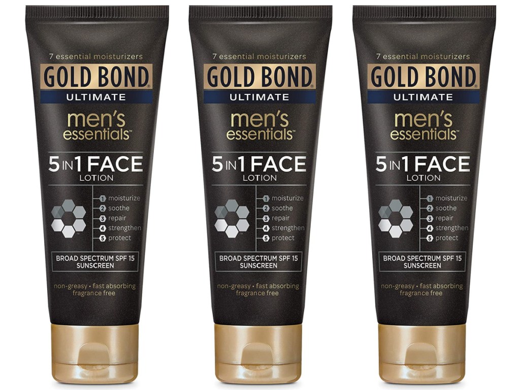 Gold Bond 4-Ounce Ultimate Men's Essentials 5-in-1 Face Lotion