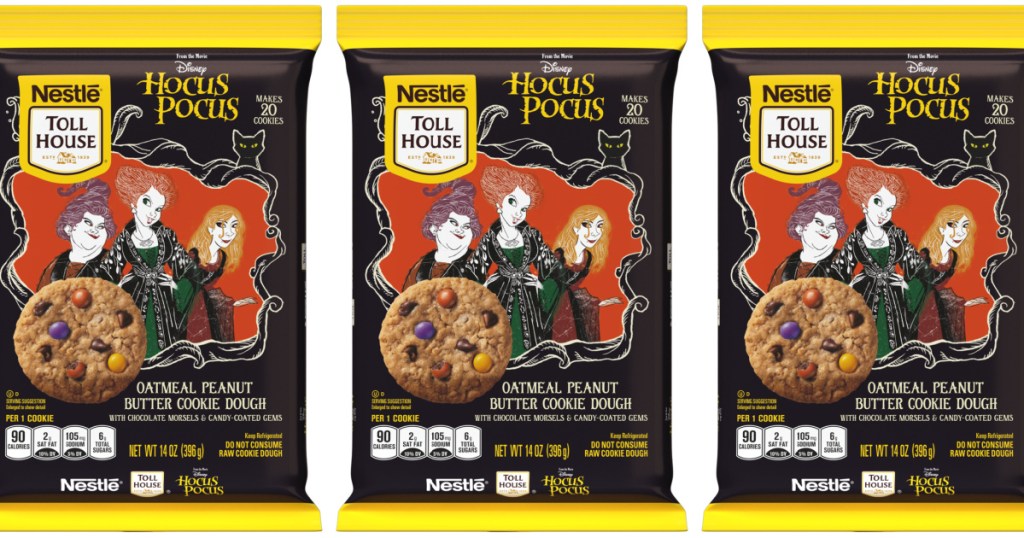 three packs of hocus pocus nestle cookies