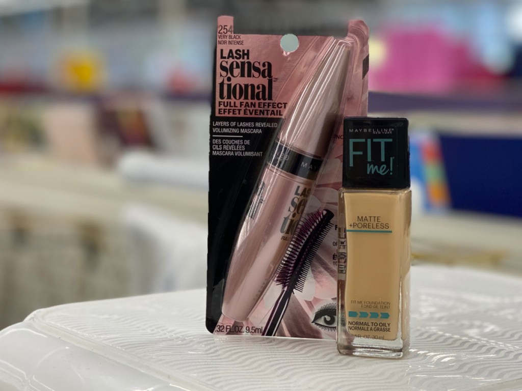 maybelline lash sensational and fit me!