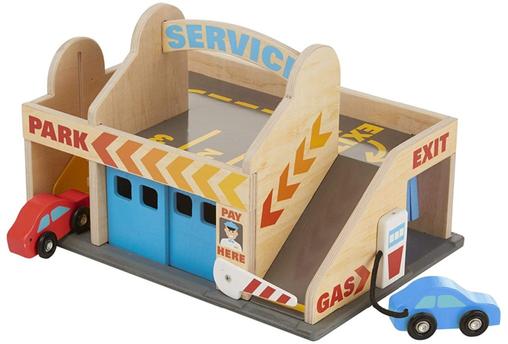 Melissa & Doug Service Station Parking Garage