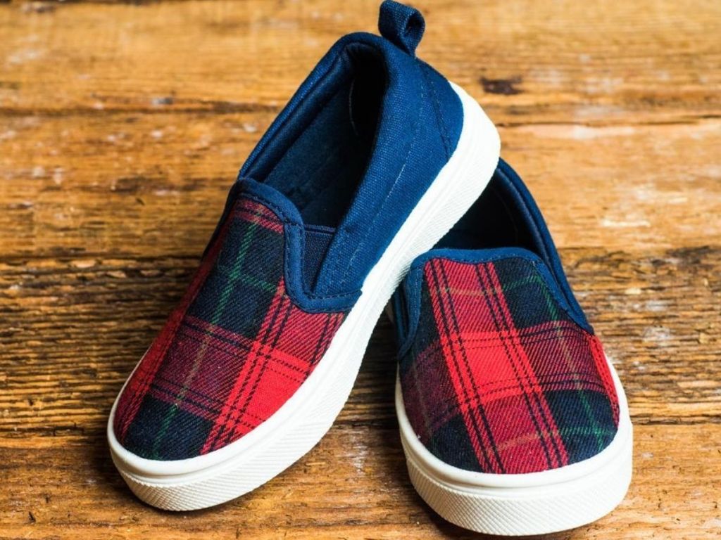 slip on kids sneakers