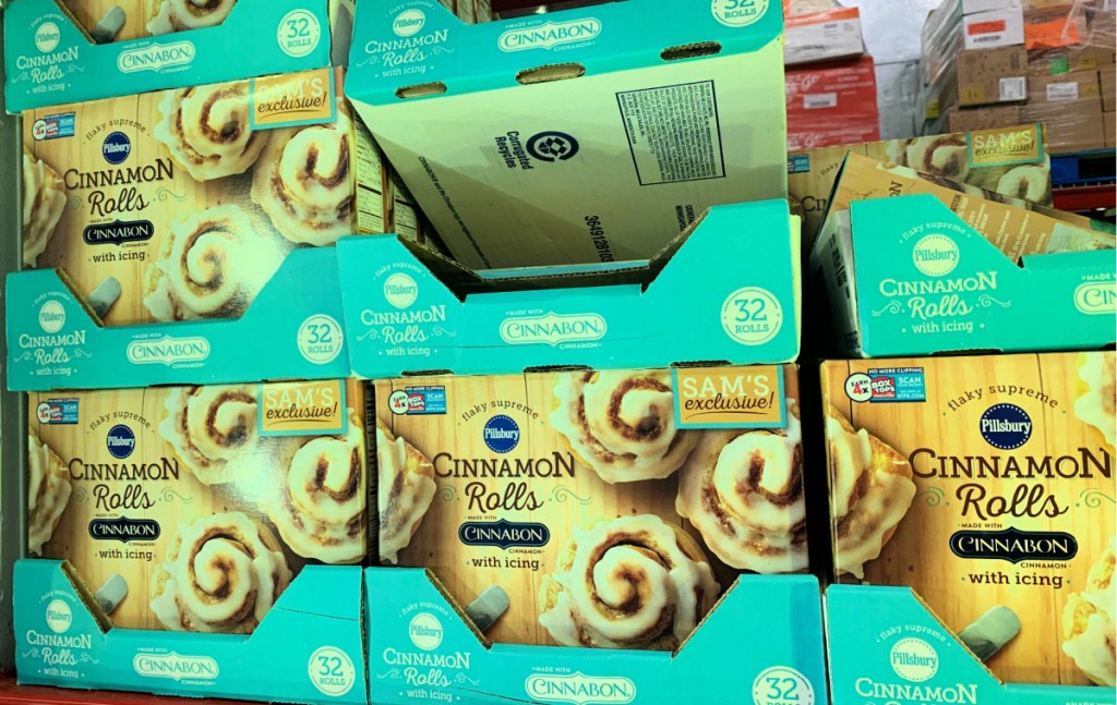 Pillsbury Flaky Supreme Cinnamon Rolls with Cinnabon Icing at Sam's Club