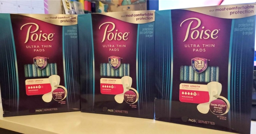 Poise Ultra Thin Pads sta