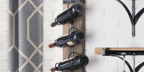 Wall Mounted Wine Racks from $29.99 Shipped on HomeDepot.online (Regularly $69+)