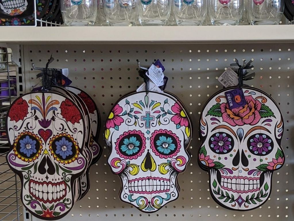 Sugar Skull Hanging Signs 