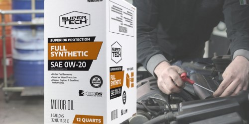 Super Tech Motor Oil 12-Quart Jug Only $29.97 on Walmart.online (Regularly $34)