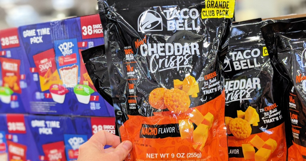 Taco Bell Cheddar Crisps