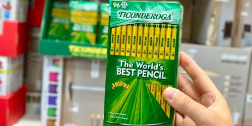 Ticonderoga 96-Count Pencils Only $9 on Walmart.online | Just 9¢ Each