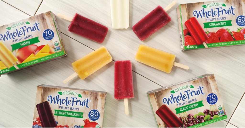 Whole Fruit Fruit Bars with boxes