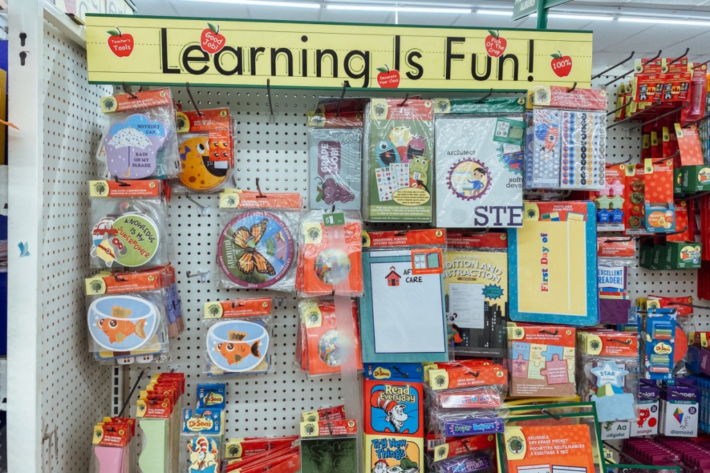 classroom supplies dollar tree