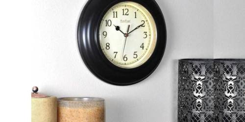 Wall Clocks from $3.56 Shipped on Lowe’s.online