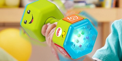 Fisher-Price Laugh & Learn Countin’ Reps Dumbbell Only $5 on Amazon or Target.online