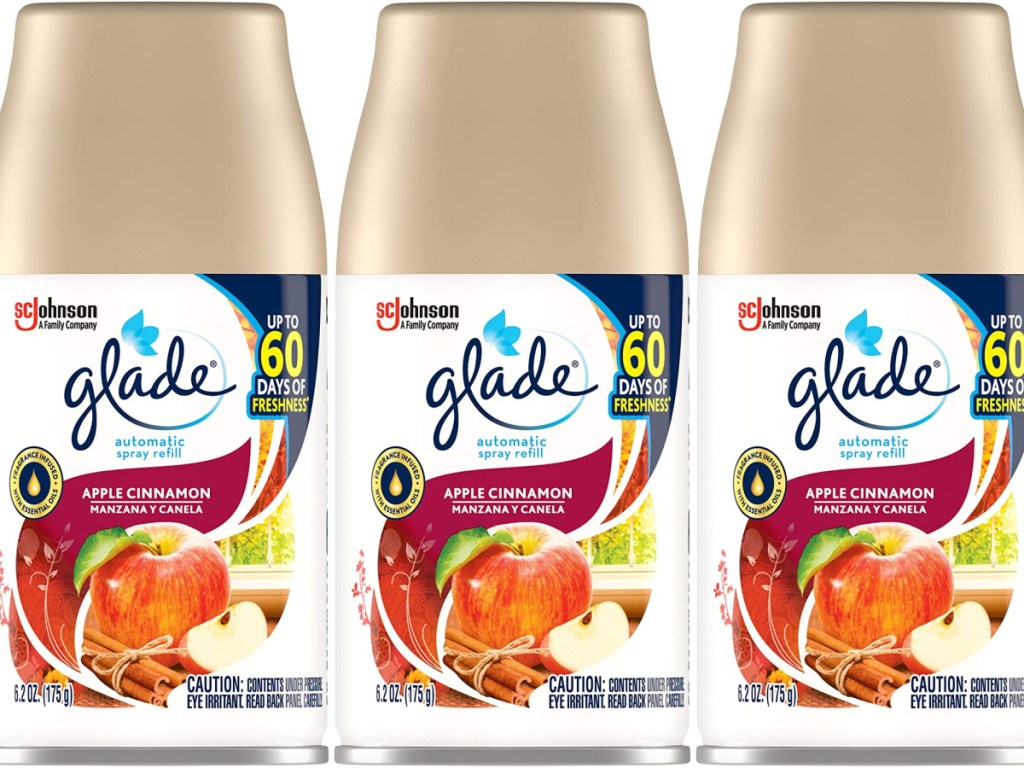 glade automatic spray refill apple cinnamon