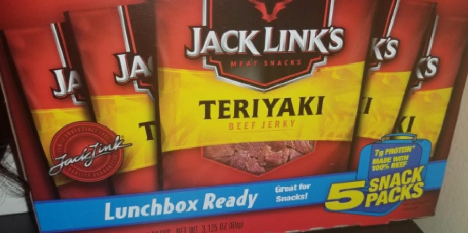 Jack Link’s Teriyaki Beef Jerky Bags 20-Pack Only $15.77 Shipped on Amazon (Reg. $32)