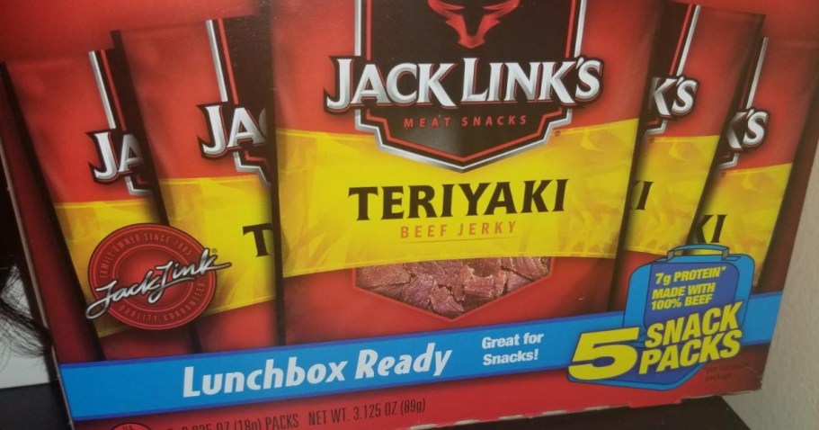 Jack Link’s Teriyaki Beef Jerky Bags 20-Pack Only $15.77 Shipped on Amazon (Reg. $32)