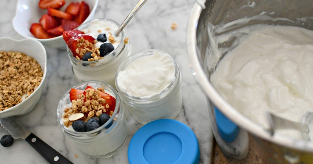 jars of instant pot yogurt