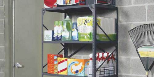 5-Tier Steel Shelving Unit Only $35 on HomeDepot.online | Organize Your Stockpile