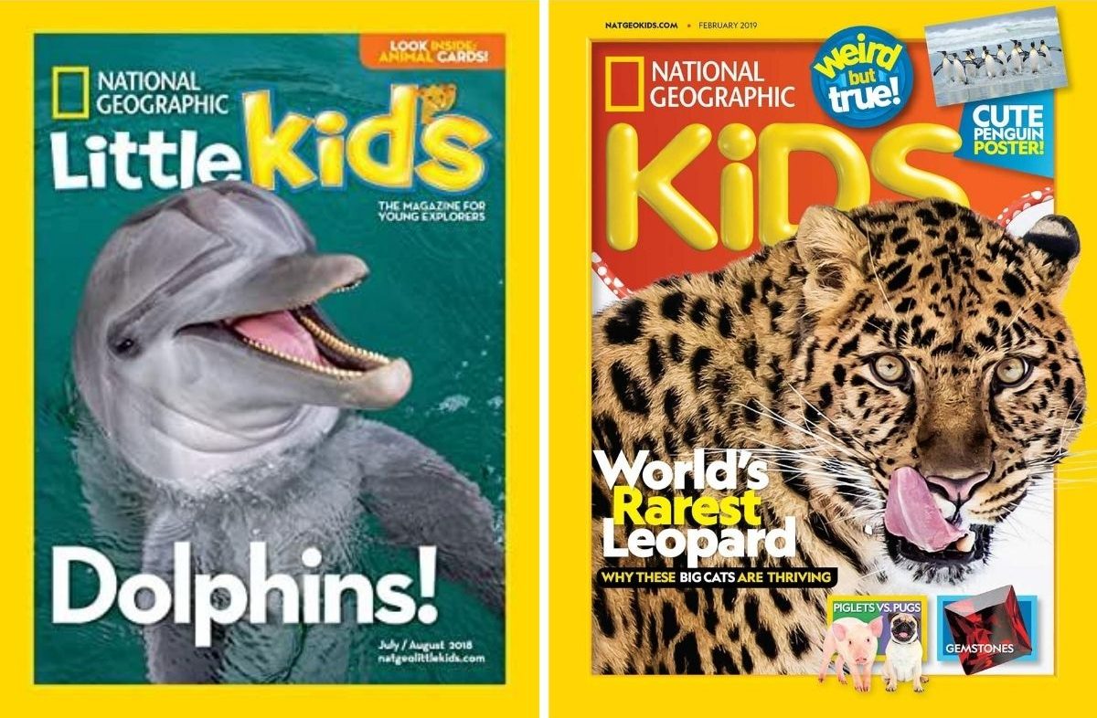 two national geographic magazines for kids