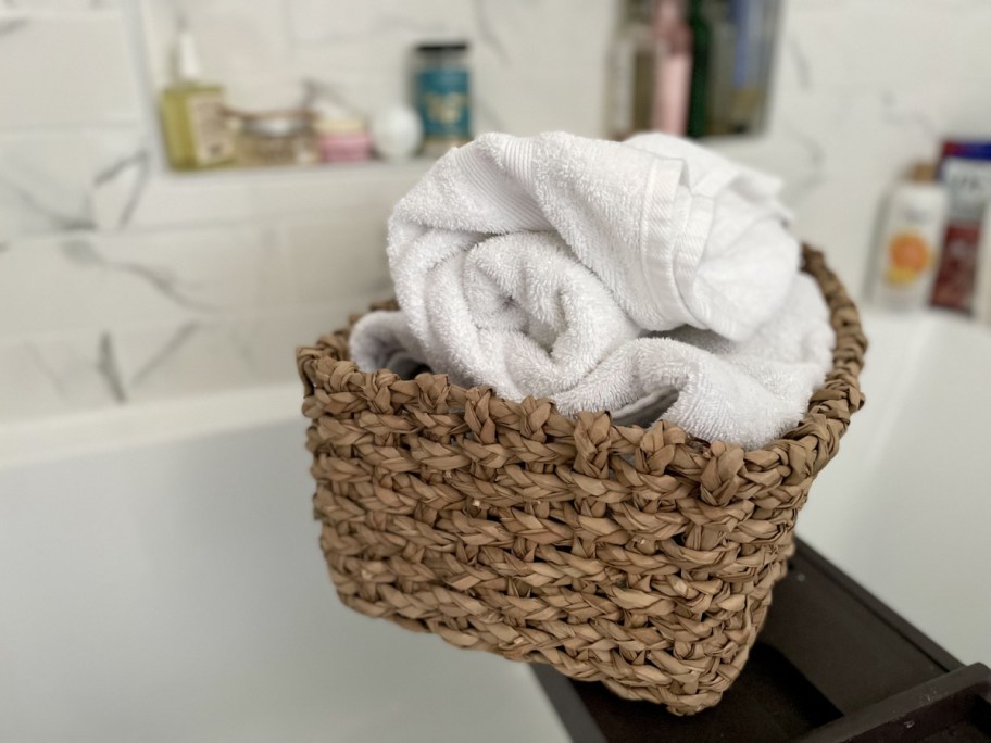 Sonoma Goods For Life Bath Towels In Basket