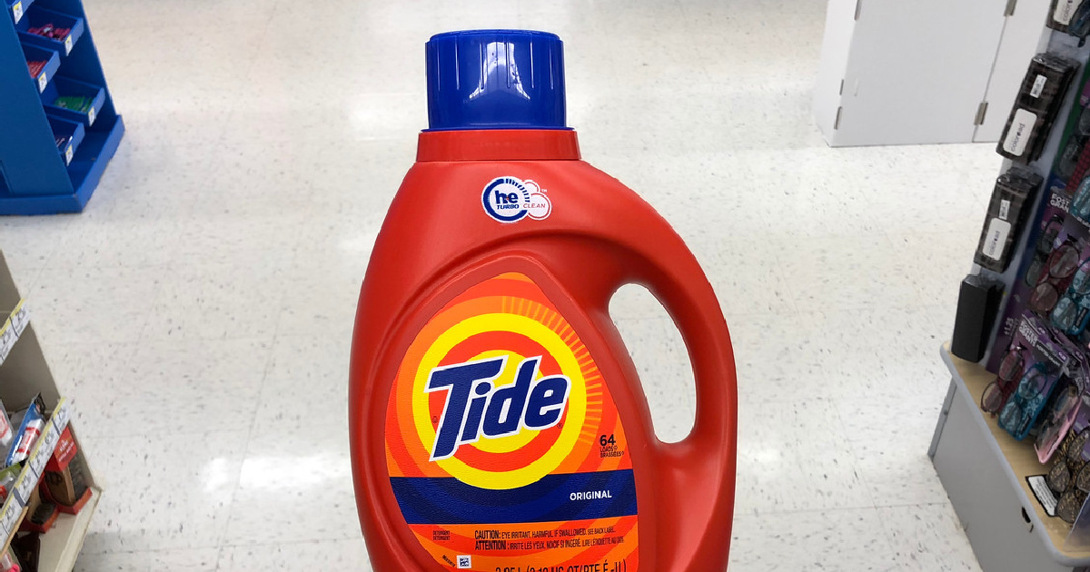 orange Tide bottle in store