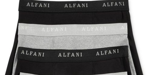 Alfani Men’s Boxer Briefs 4-Pack Only $11.90 on Macys.online (Just $2.89 Per Pair!)