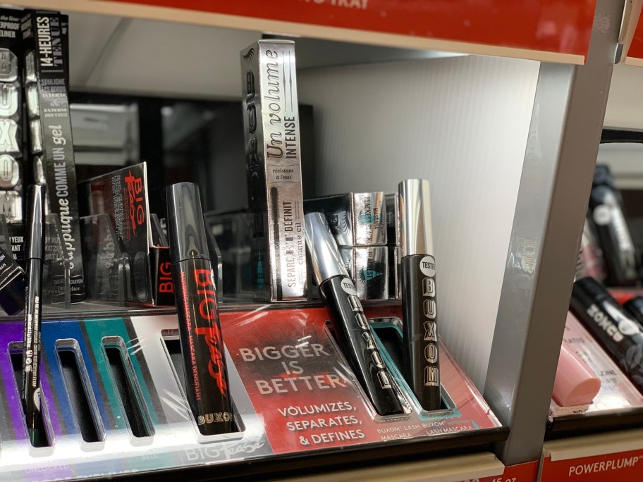 Buxom Mascara on display at store