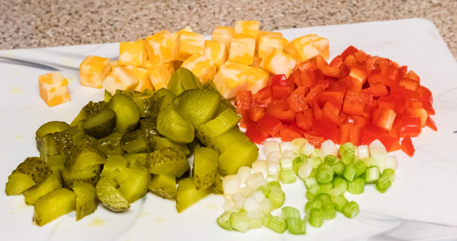 Vegetables on a cutting board