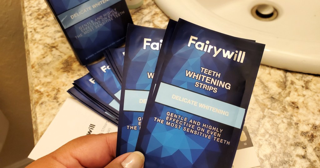 Fairywill 28-Count Teeth Whitening Strips for Sensitive Teeth