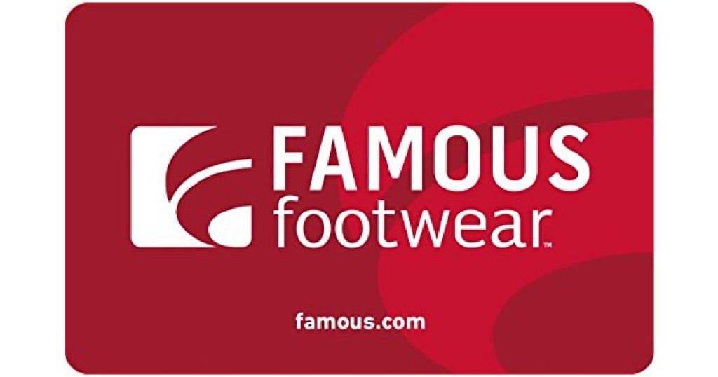 famous footwear gift card